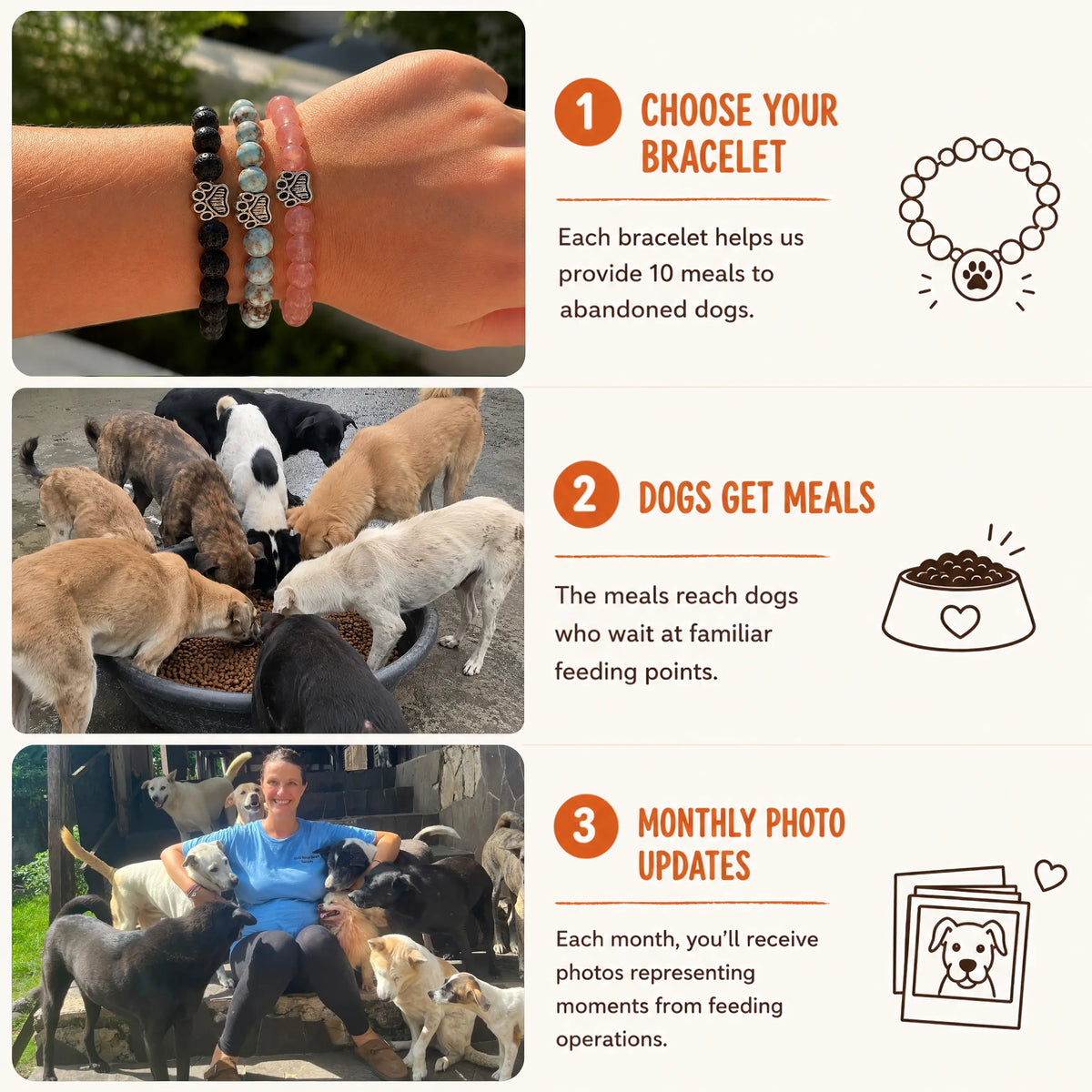 Granite Paws Bracelet