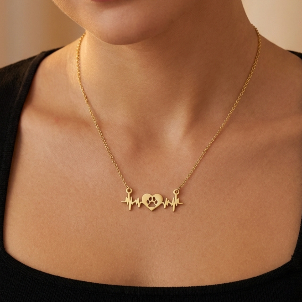 Lifeline Heart Paws Necklace