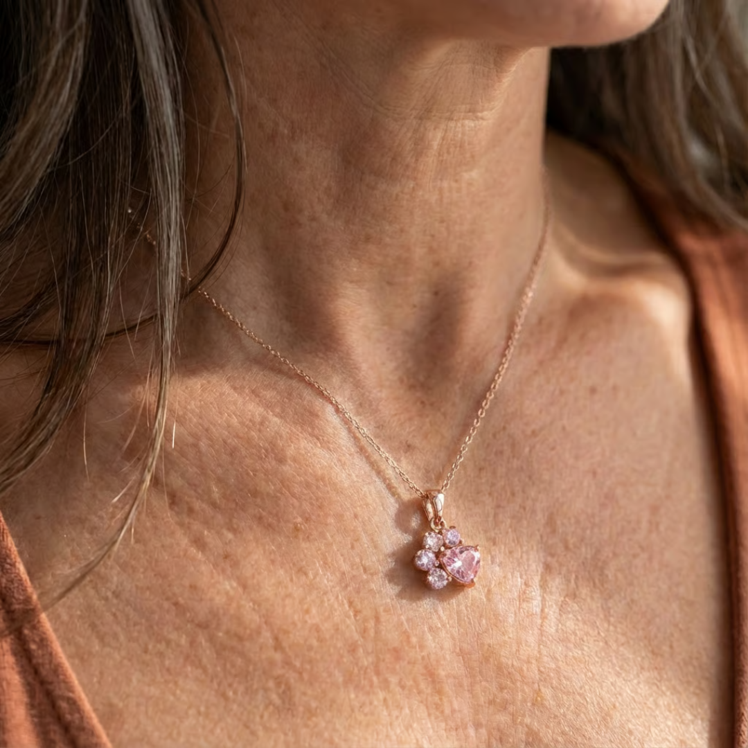 Spring Paws Necklace