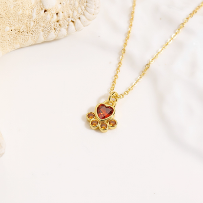 Glow Paws Necklace