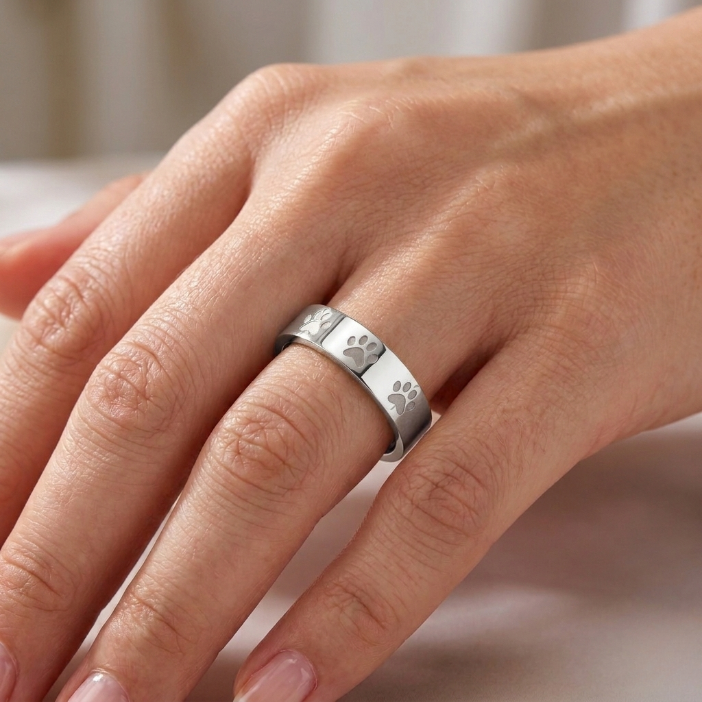 Noir Paws Ring