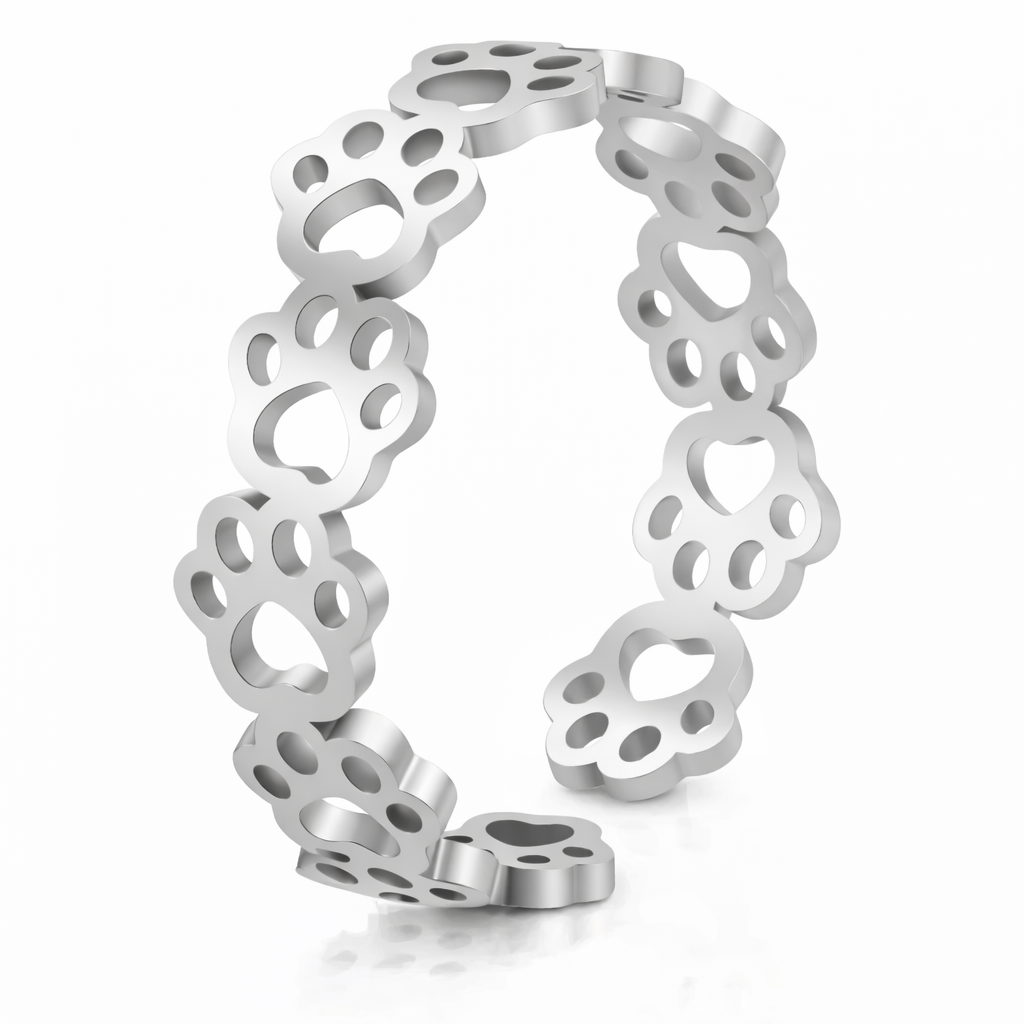 Footprint Paws Ring