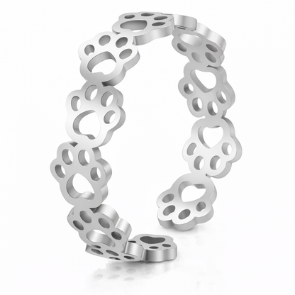 Footprint Paws Ring
