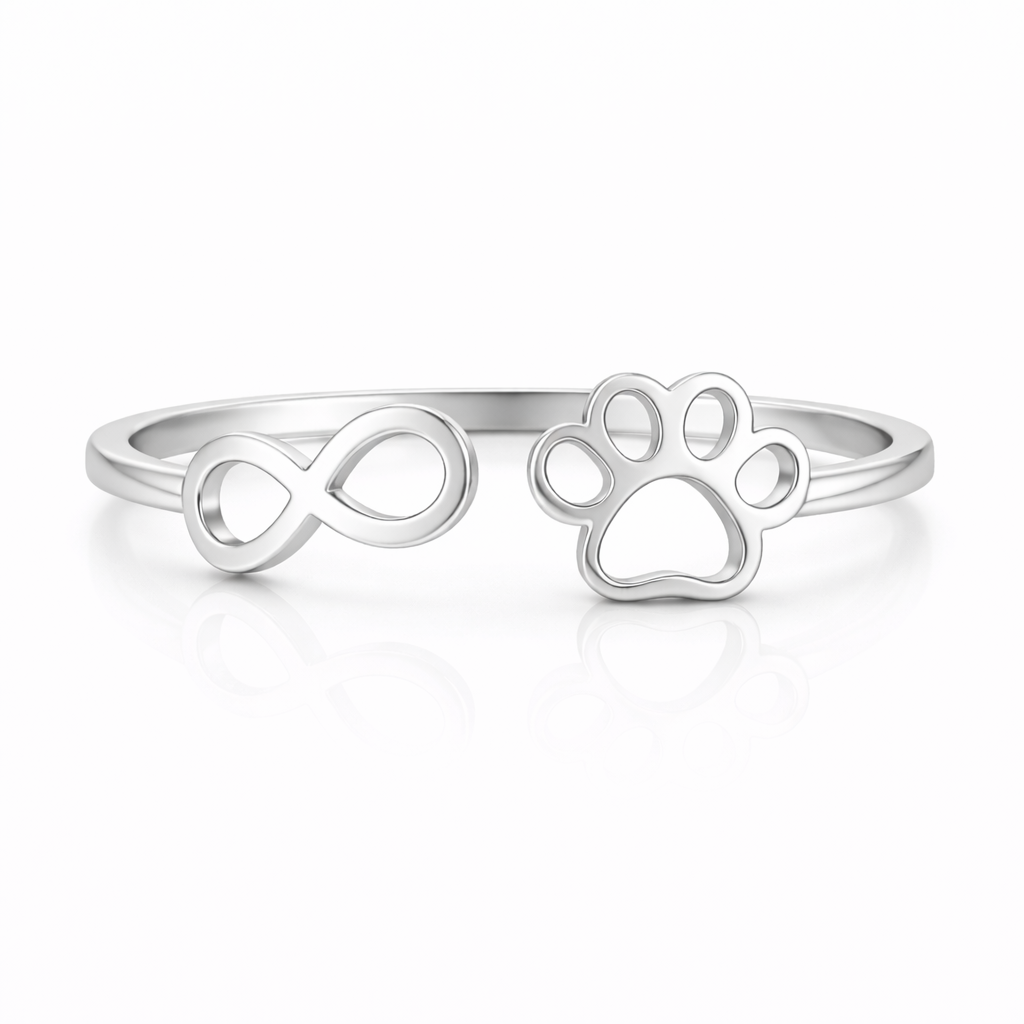 Infinity Paws Ring
