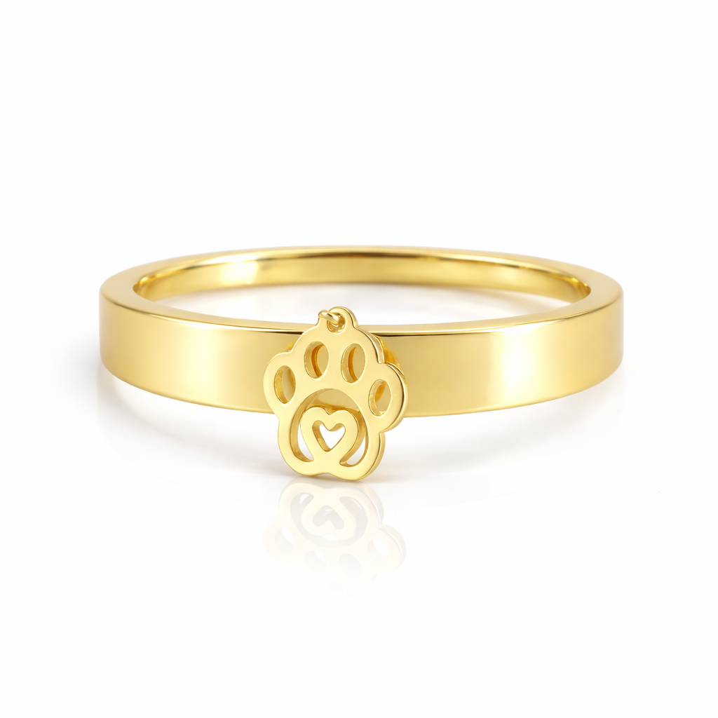 Heart Paws Ring