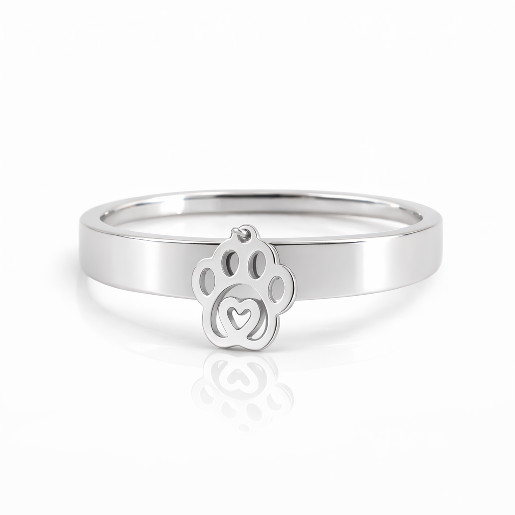 Heart Paws Ring