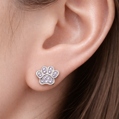 Diamond Paws Earrings