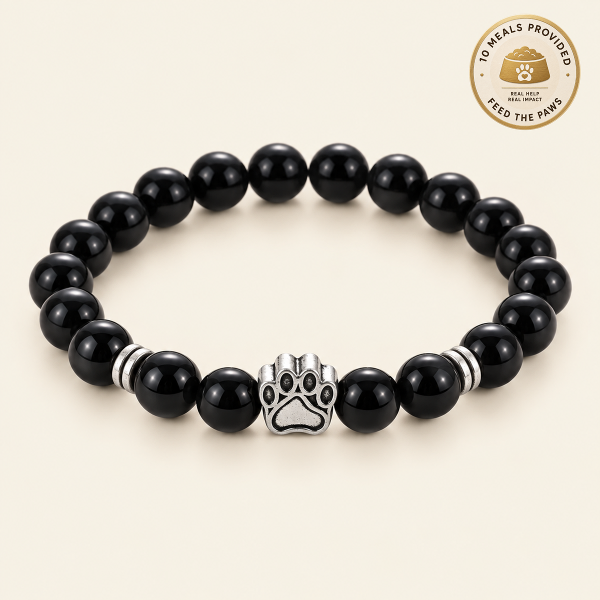 Onyx Paws Bracelet