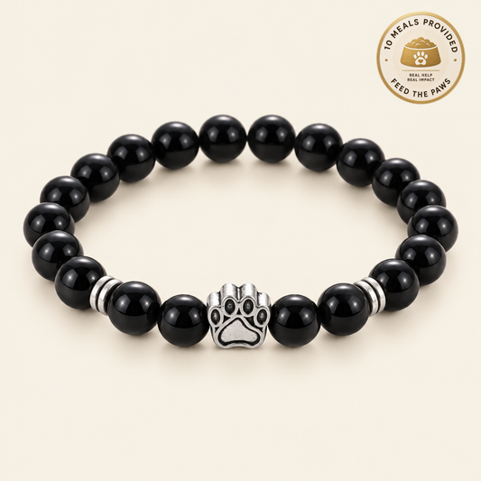 Onyx Paws Bracelet