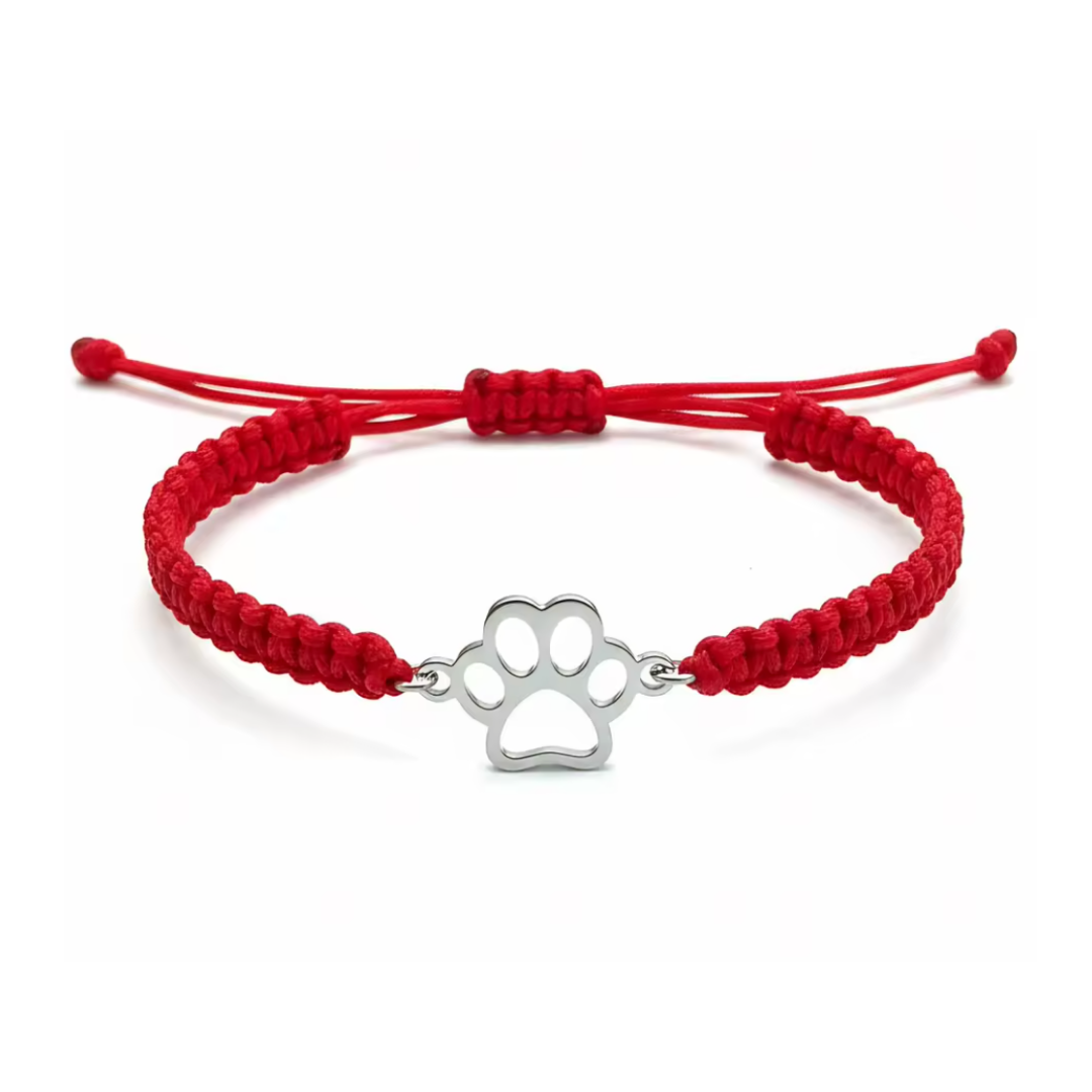 Scarlet Paws Rope Bracelet