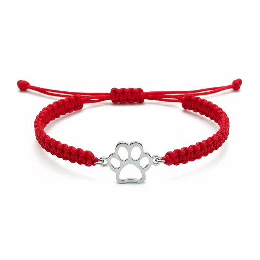 Scarlet Paws Rope Bracelet