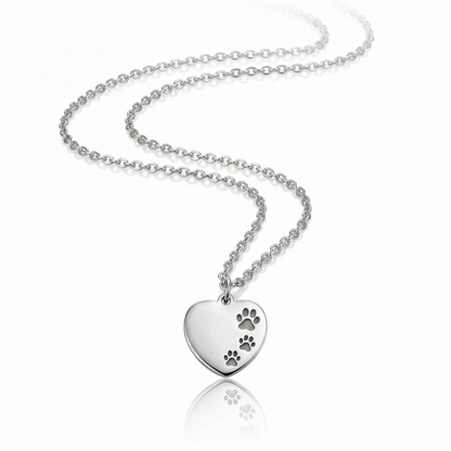 Rescue Heart Paws Necklace