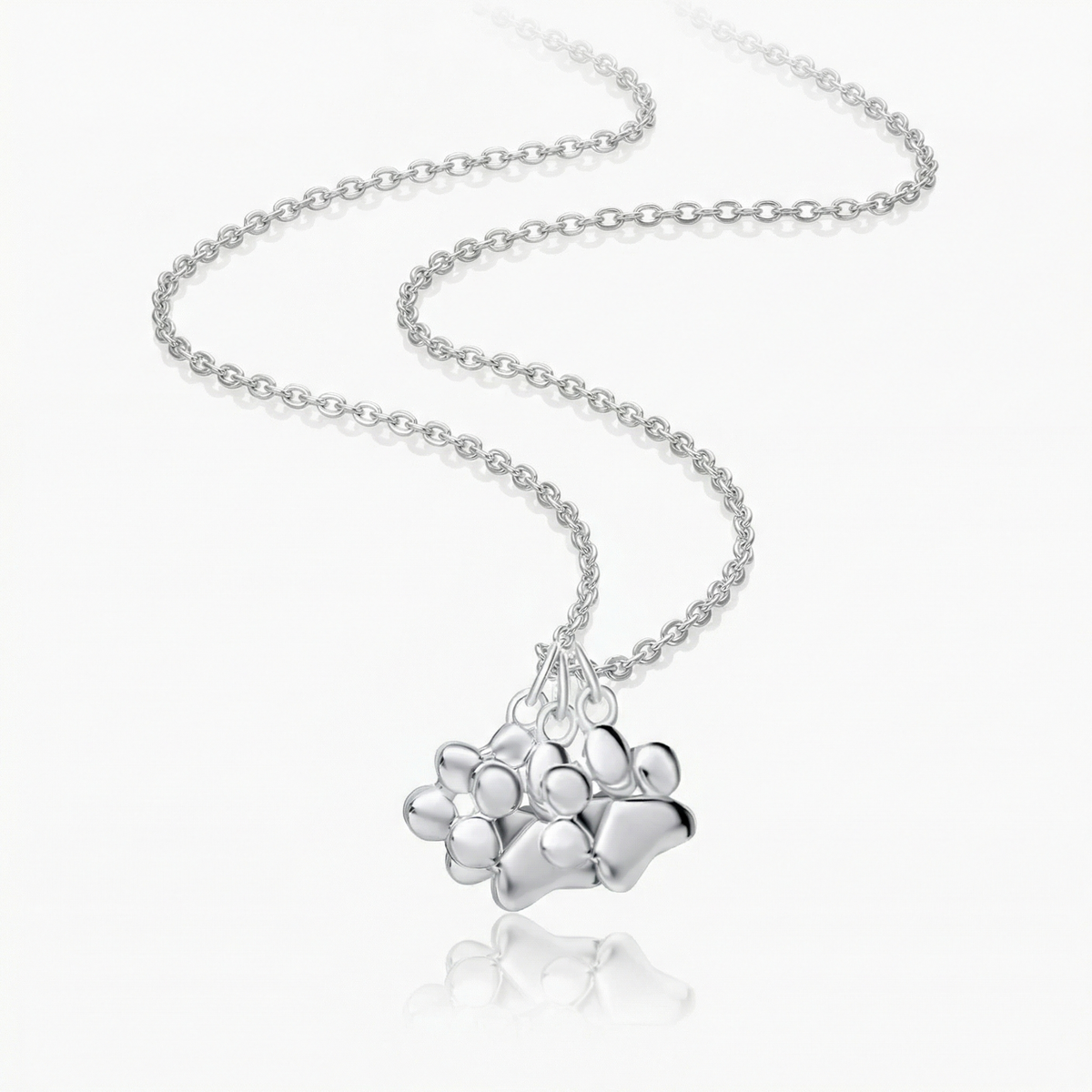 Triple Paws Necklace