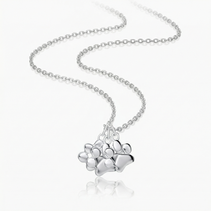 Triple Paws Necklace