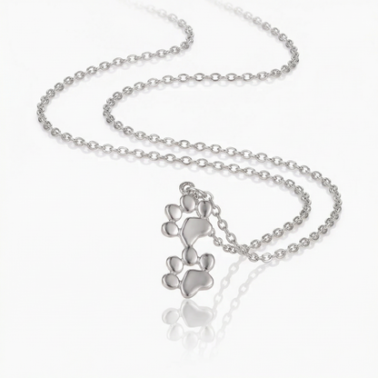 Double Stack Paws Necklace