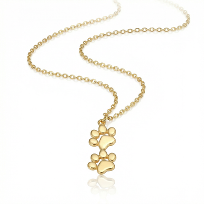 Double Stack Paws Necklace