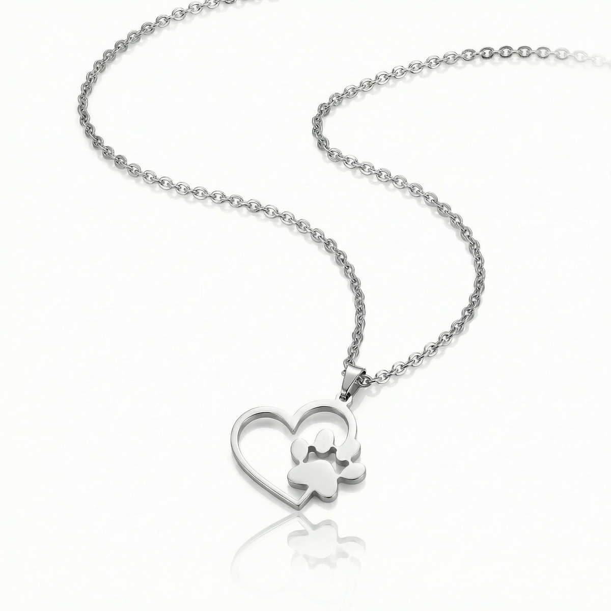 Gentle Heart Paws Necklace