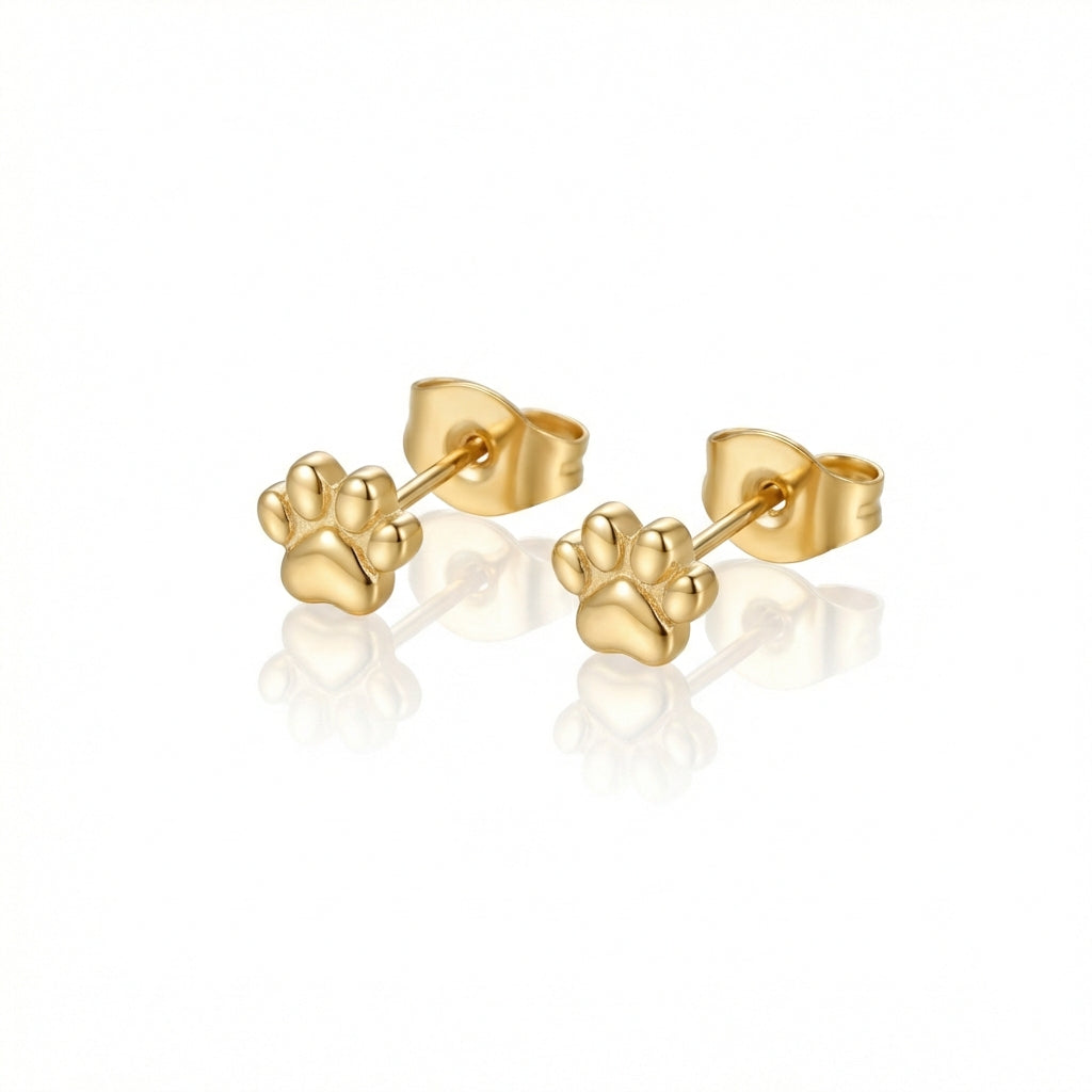 Paw Print Paws Earrings